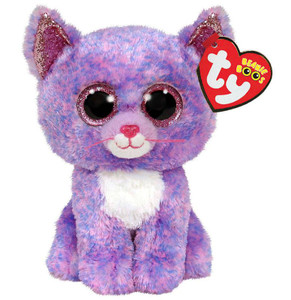 TY Beanie Boos Cassidy Lavender Cat Soft Toy