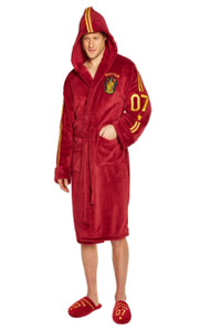 Harry Potter Mens Quidditch Luxurious Bathrobe 