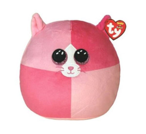 TY Squish A Boo 10" Scarlet Cat Cushion