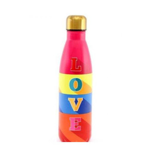 Love Rainbow Metal Water Bottle