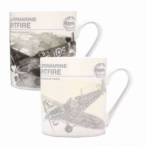 Haynes Supermarine Spitfire Heat Changing Mug