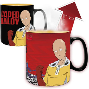One Punch Man Saitama & Garou Heat Change Mug