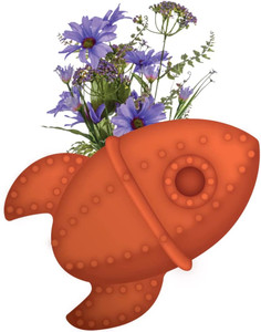 Wallace And Gromit Rocket Wall Vase