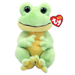 TY Beanie Babies Bellies Snapper Frog Soft Toy