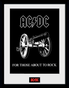 AC/DC About To Rock Framed Print