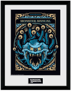 Dungeons & Dragons Monster Manual Framed Print