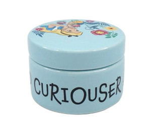 Alice In Wonderland Round Trinket Box