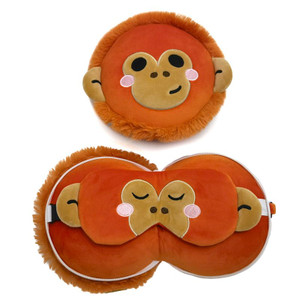 Orangutan Travel Pillow and Eye Mask