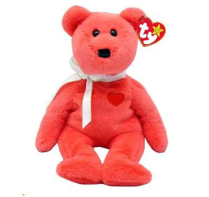 TY Beanie Original Baby Valentino II Soft Toy Ltd Edition