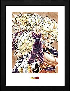 Dragon Ball Super Saiyans Framed Print