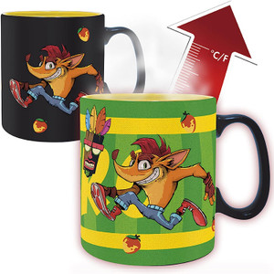 Crash Bandicoot Heat Changing Mug