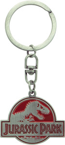 Jurassic Park Logo Metal Key Ring