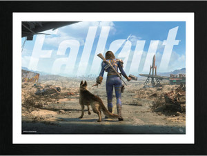 Fallout Female Lone Survivor Framed Print