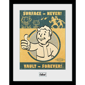 Fallout Vault Boy Framed Print