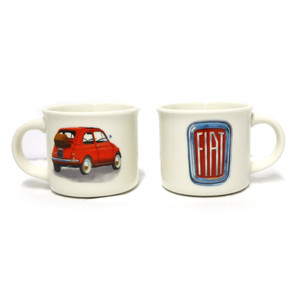 Fiat 500 Set Of 2 Espresso Cups