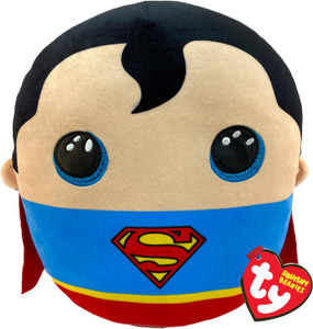 TY DC Comics Squish A Boo 10" Superman Cushion
