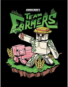 Minecraft Team Farmers Framed Print