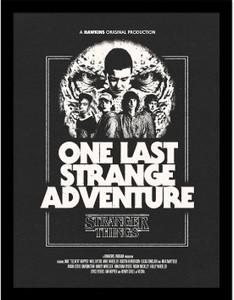 Stranger Things Adventure Framed Print