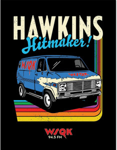 Stranger Things Hawkins Hitmakers Framed Print