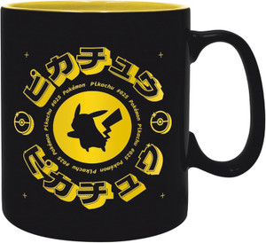 Pokemon Pikachu Black Large  Mug 