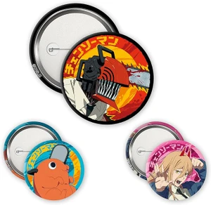 Chainsaw Man 3 Badge Pack 