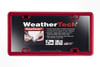 Red WeatherTech License Plate Frame