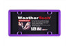 WeatherTech Clear License Plate Frame Purple