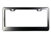 Black Stainless Steel License Plate Frame