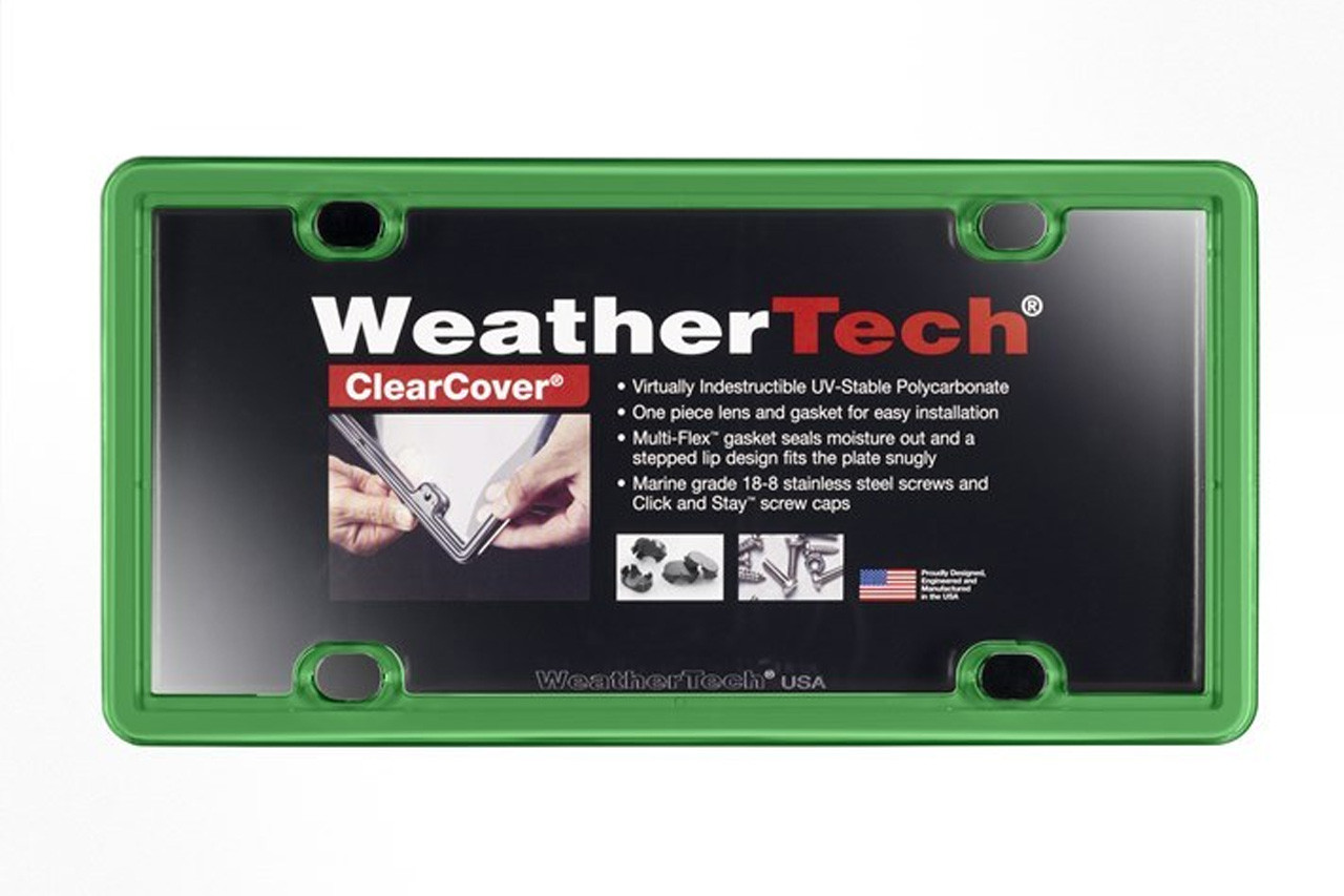 Kelly Green WeatherTech License Plate Frame