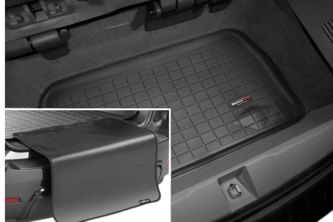 Behind 3rd Row Seating With Bumper Protector