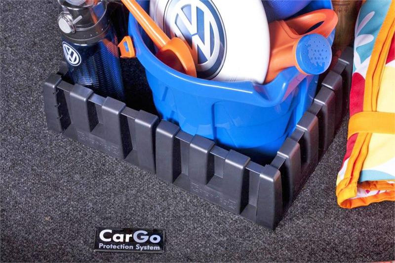 VW Jetta Cargo Mat with Organizing Blocks