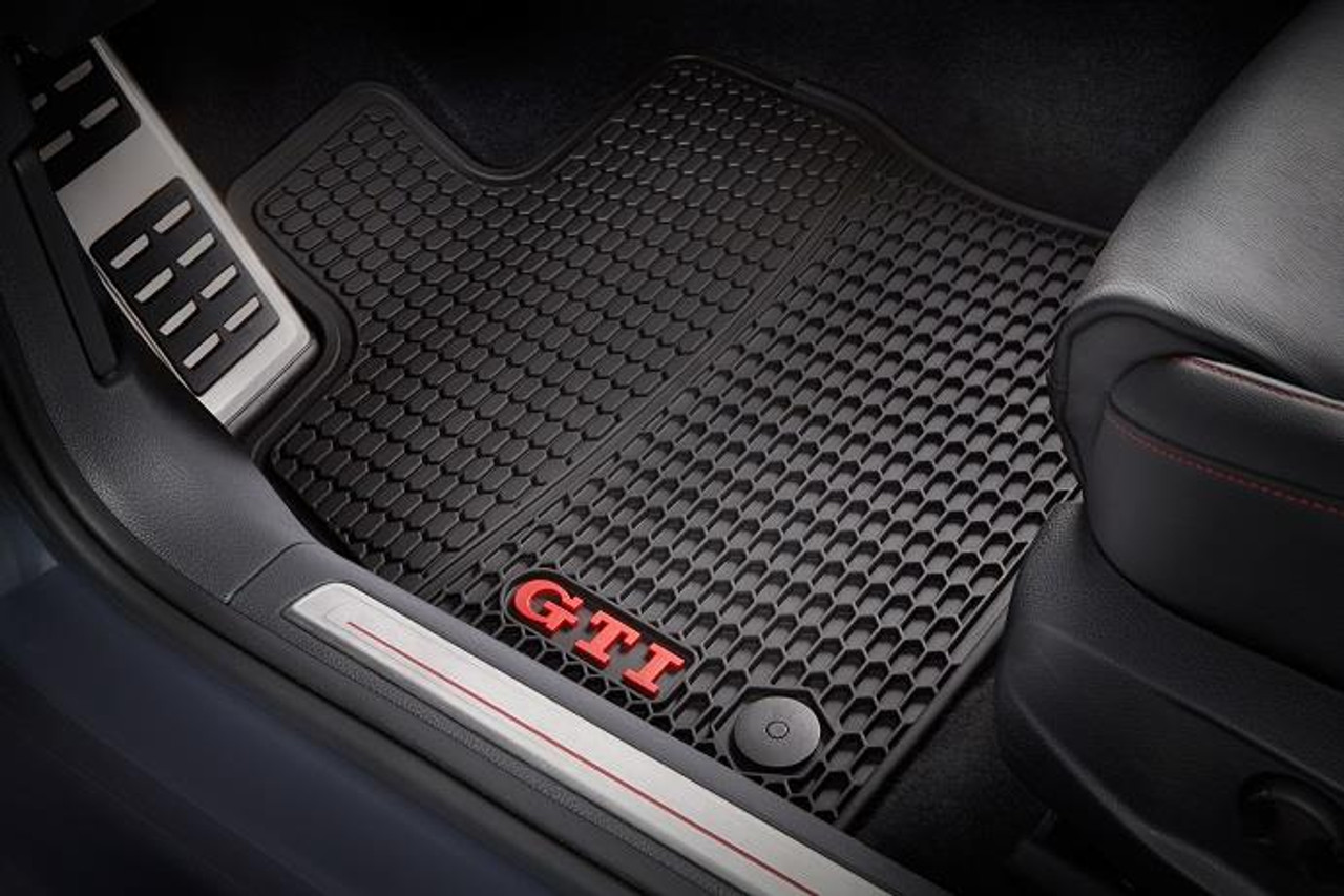 2015-2023 VW GTI Rubber Floor Mats, Free Shipping