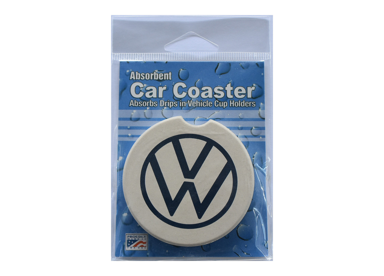 VW Sandstone Car Coasters (In Package Front)