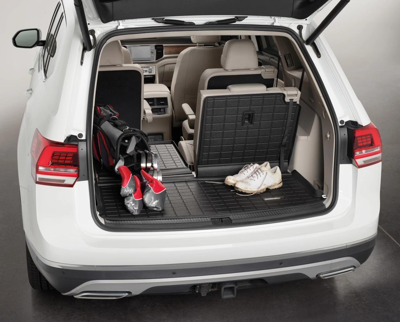 2018-2027 VW Atlas Rubber Cargo Mat w/ Seat Back Protector