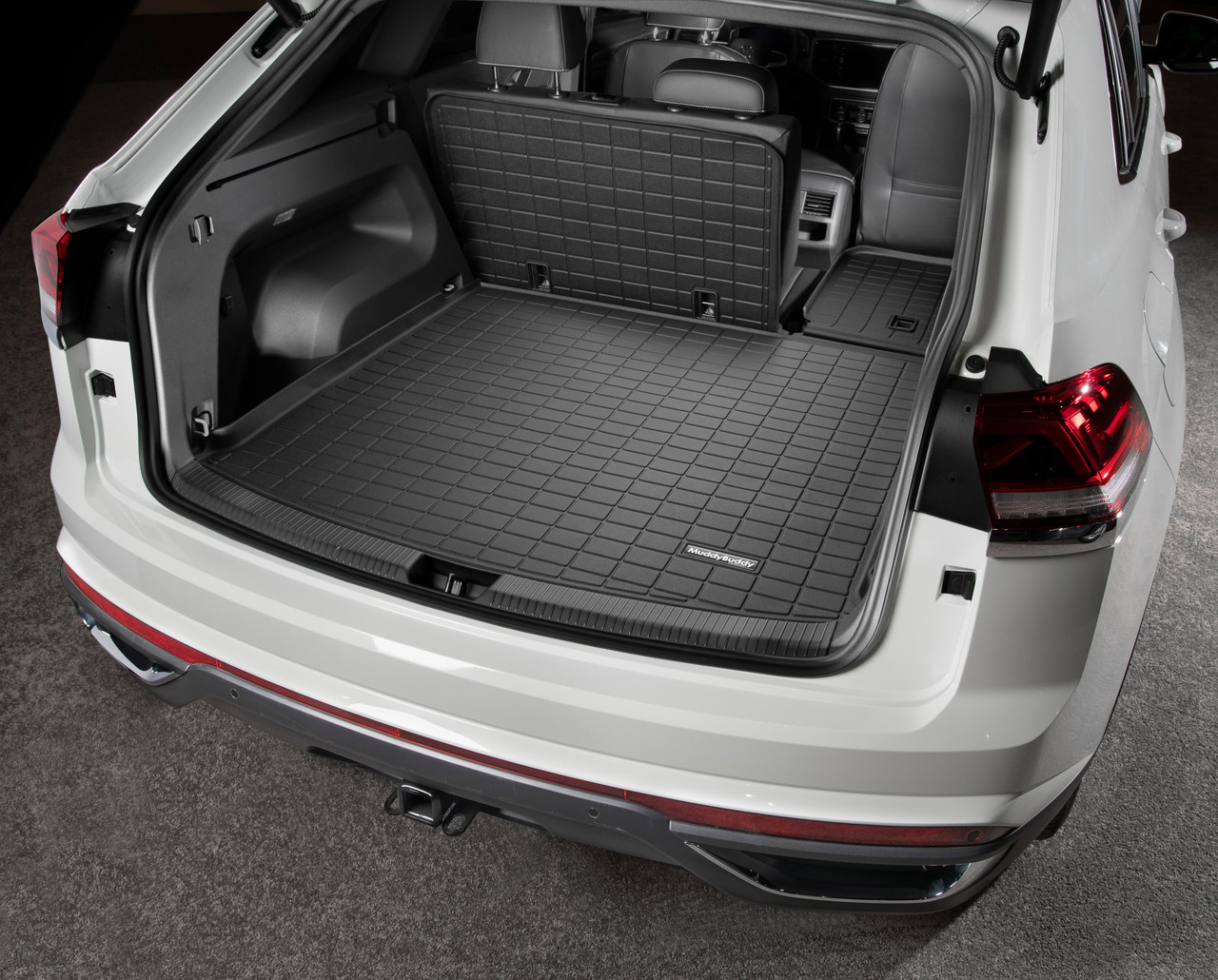 2020-2026 VW Atlas Cross Sport Rubber Cargo Mat w/ Seat Back Protection