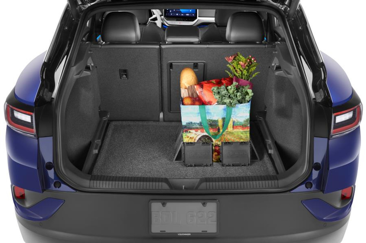 2021-2024 VW ID.4 Carpeted Cargo Mat w/ CarGo Blocks