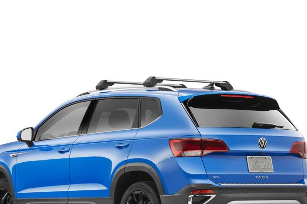 2022-2024 Volkswagen Taos Roof Rack Crossbars | Free Shipping | VW  Accessories Shop