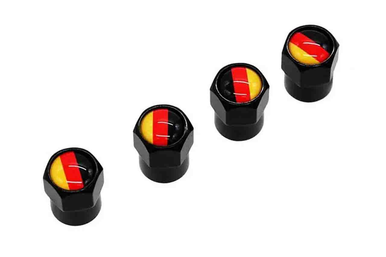 Valve Stem Caps German Flag