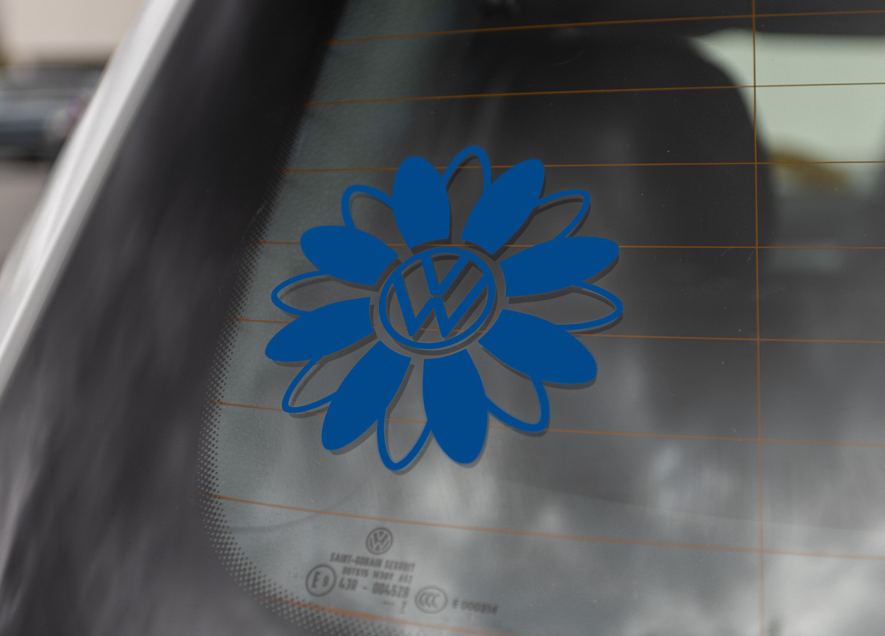 VW Vinyl Daisy Decal