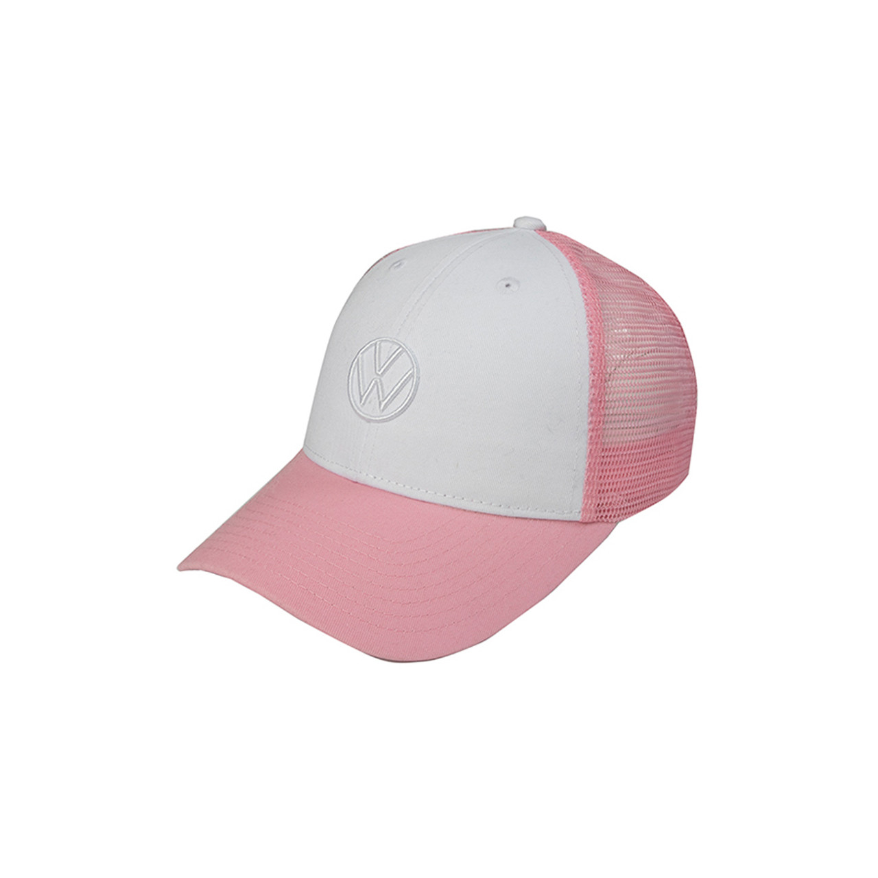 VW Soft Pink Mesh Trucker Hat