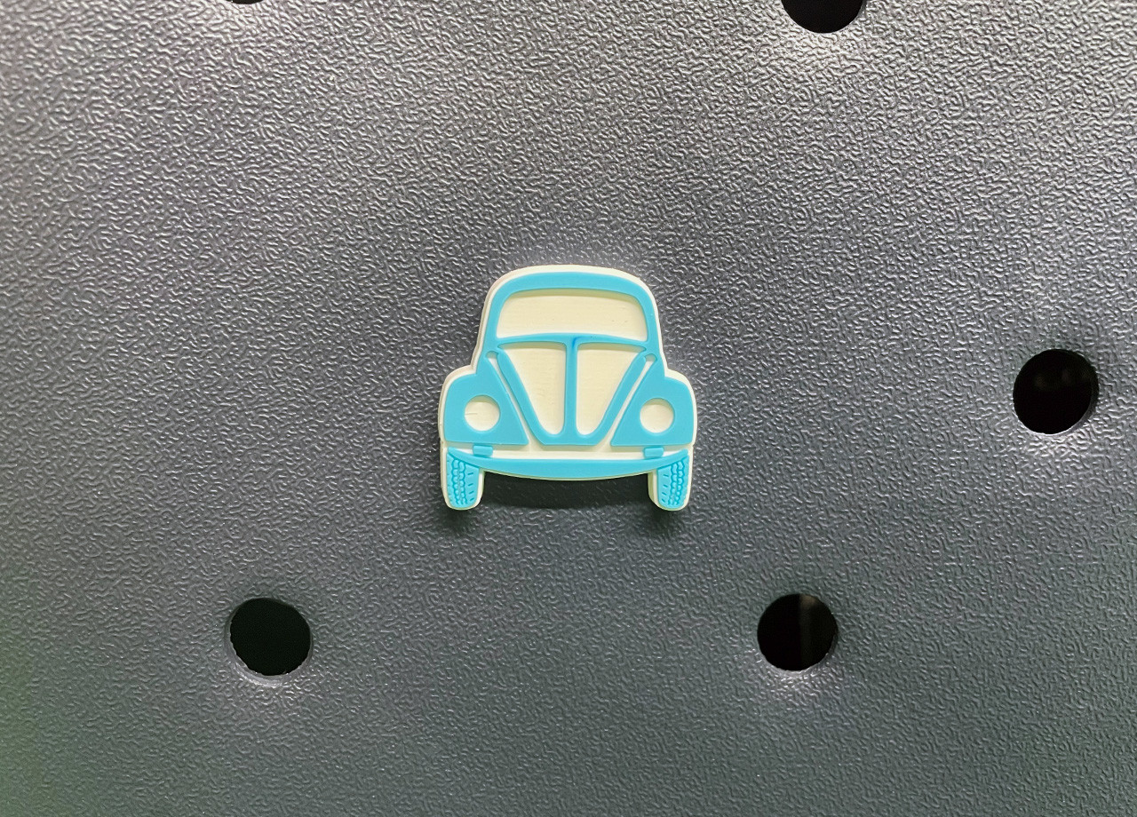 VW Beetle shoe charm