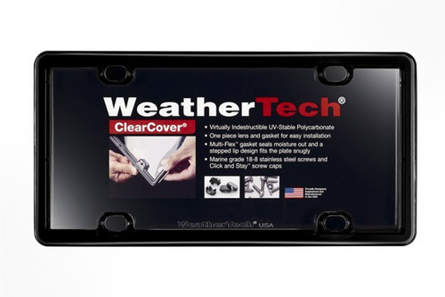 Black WeatherTech License Plate Frame