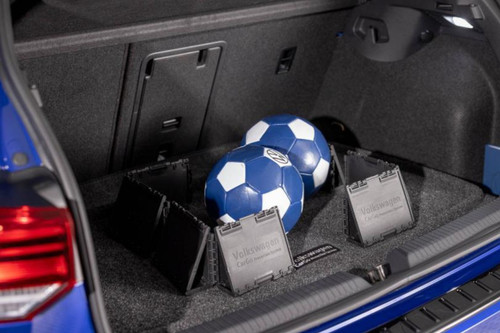 2022-2026 VW Golf R Carpeted Cargo Mat With CarGo Blocks