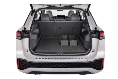 2025-2026 VW Tiguan Carpeted Cargo Mat With CarGo Blocks