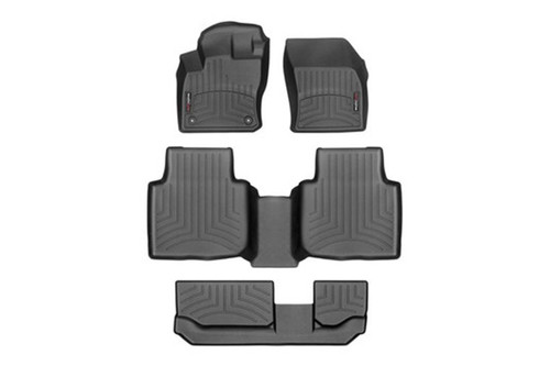 2020-2024 VW Tiguan WeatherTech Floor Liners - Complete Set Shown