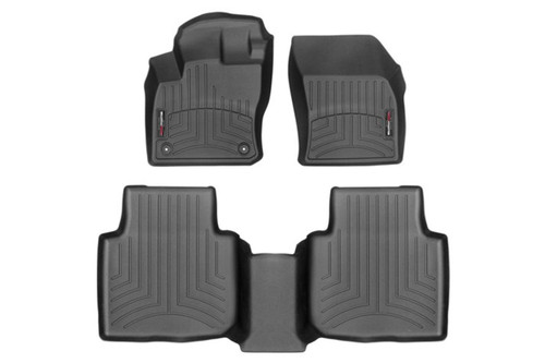 2020-2024 VW Tiguan WeatherTech Floor Liners - Front and Second Row Mats Shown