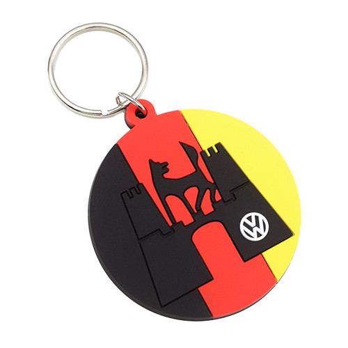 VW Wolfsburg PVC Keychain