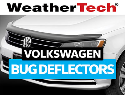 Volkswagen WeatherTech Bug Deflectors