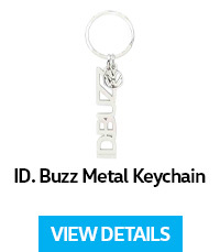 VW Leather Classic Keychain