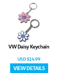 VW Daisy Keychain